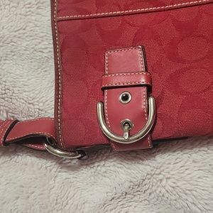 Red Coach Bag